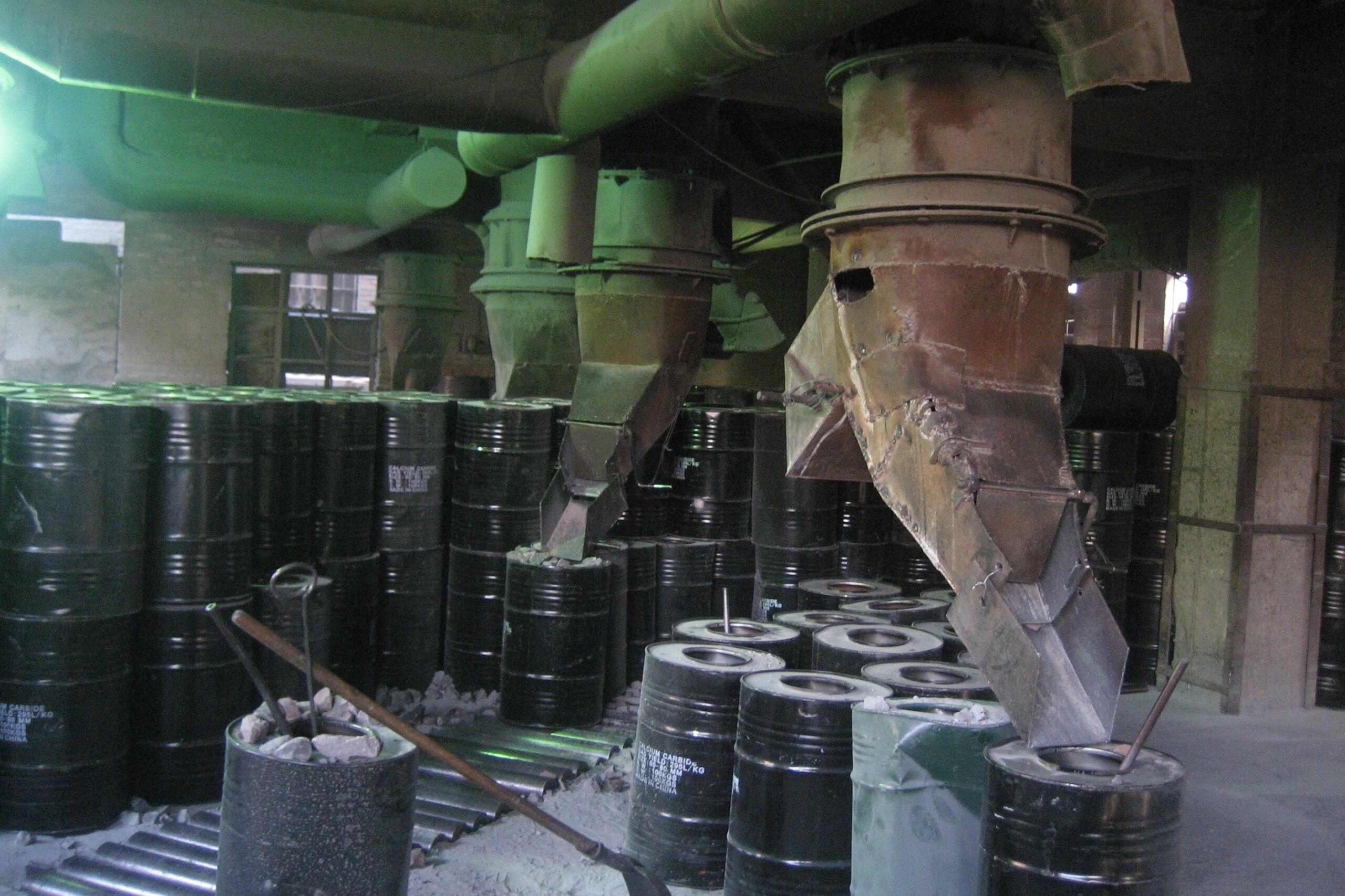 Production line at Royalty Chemical
